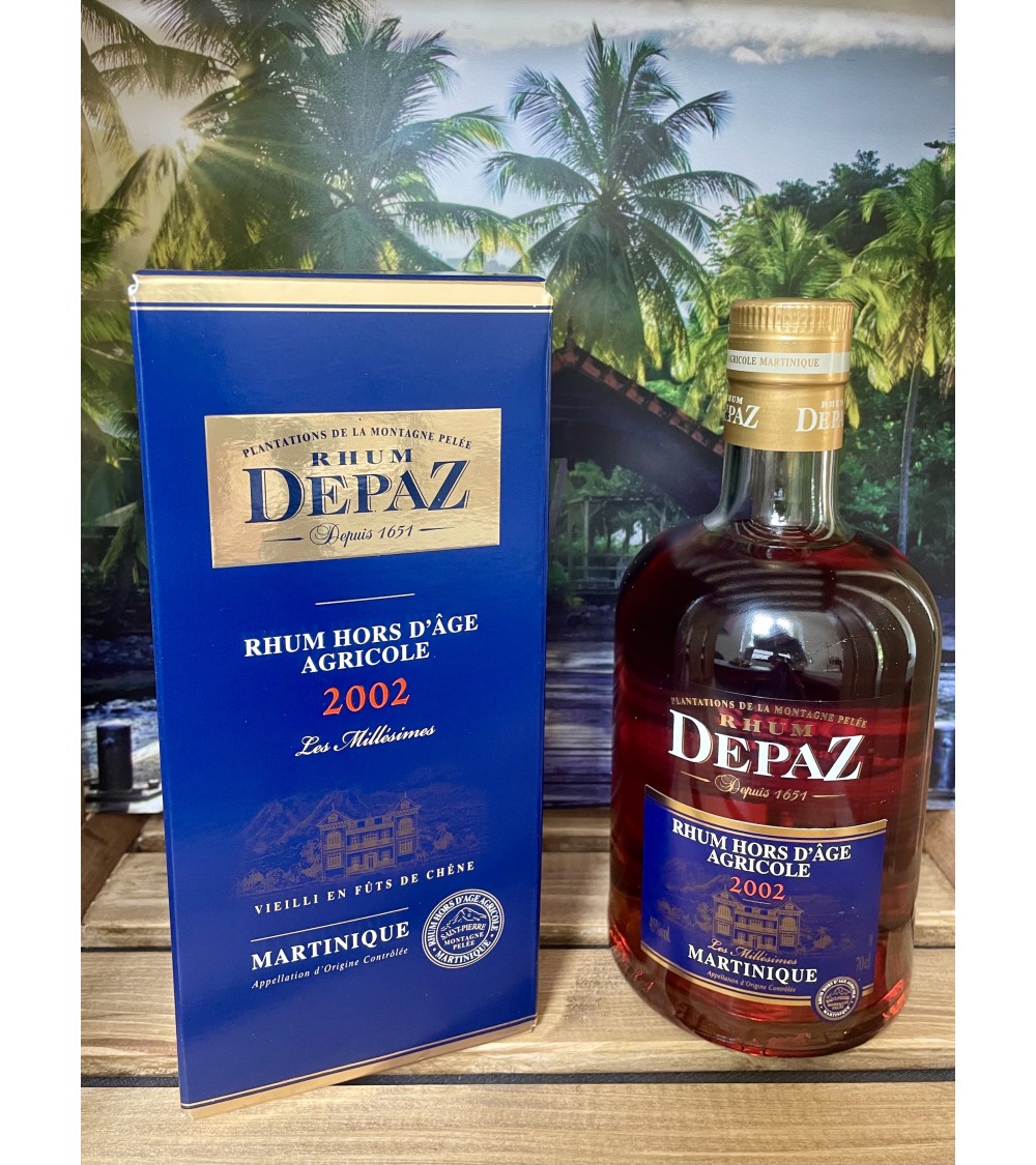 rhum Depaz Millésime 2002