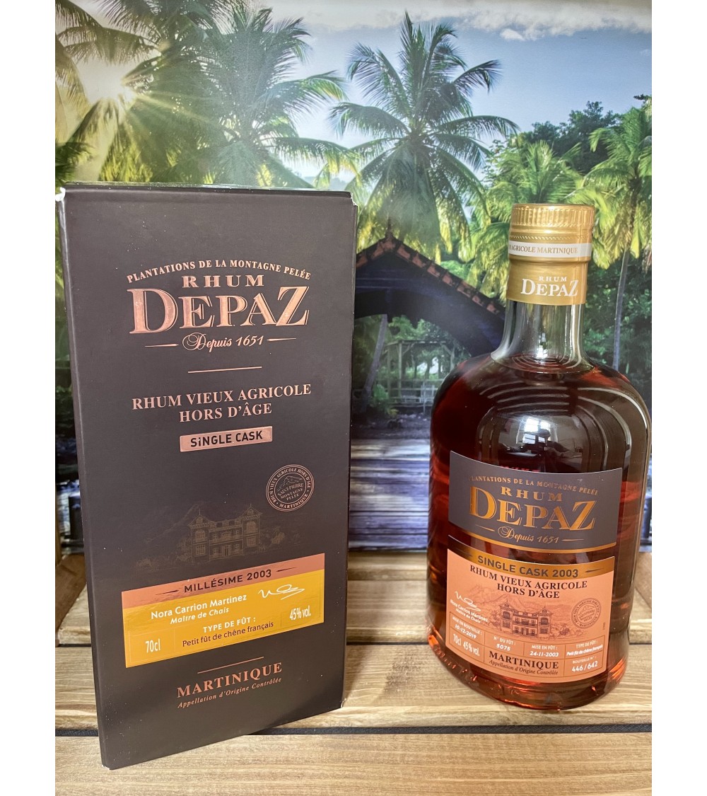 rhum Depaz Single Cask Millésime 2003