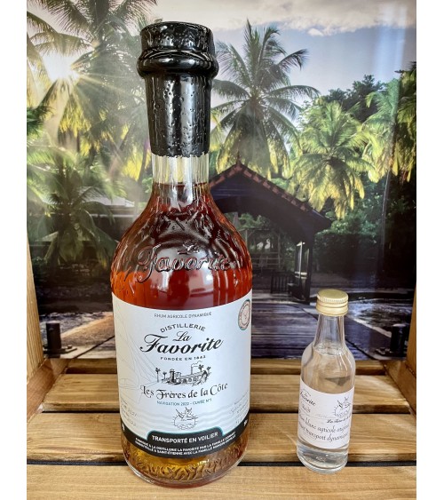 rhum Les Frères de la Côte La Favorite Navigation 2022 Cuvée n°1