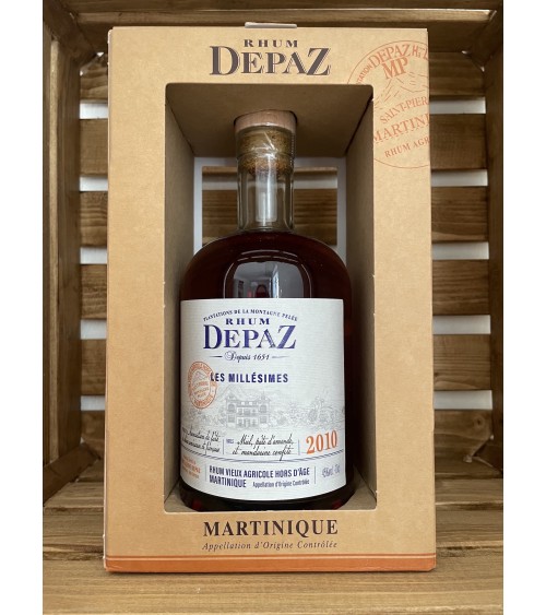 Rhum Vieux Agricole Depaz Plantation Martinique 45° 70cl