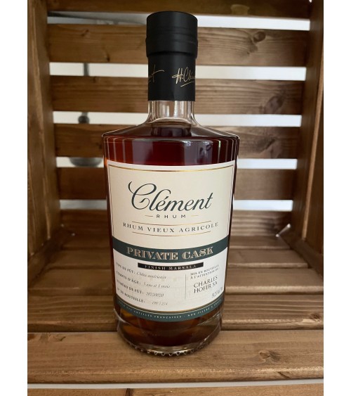 rhum Clément Private Cask 5 ans Finish Marsala