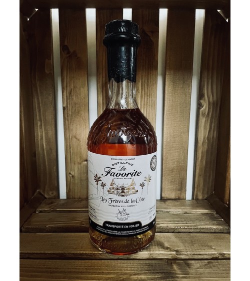 rhum Les Frères de la Côte La Favorite Navigation 2021 Cuvée n°1