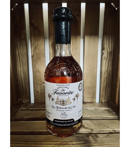 rhum Les Frères de la Côte La Favorite Navigation 2021 Cuvée n°2