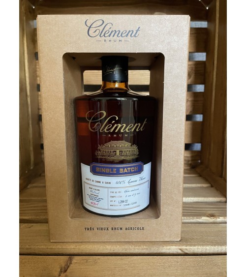 rhum vieux Clément Single Batch Canne Bleue