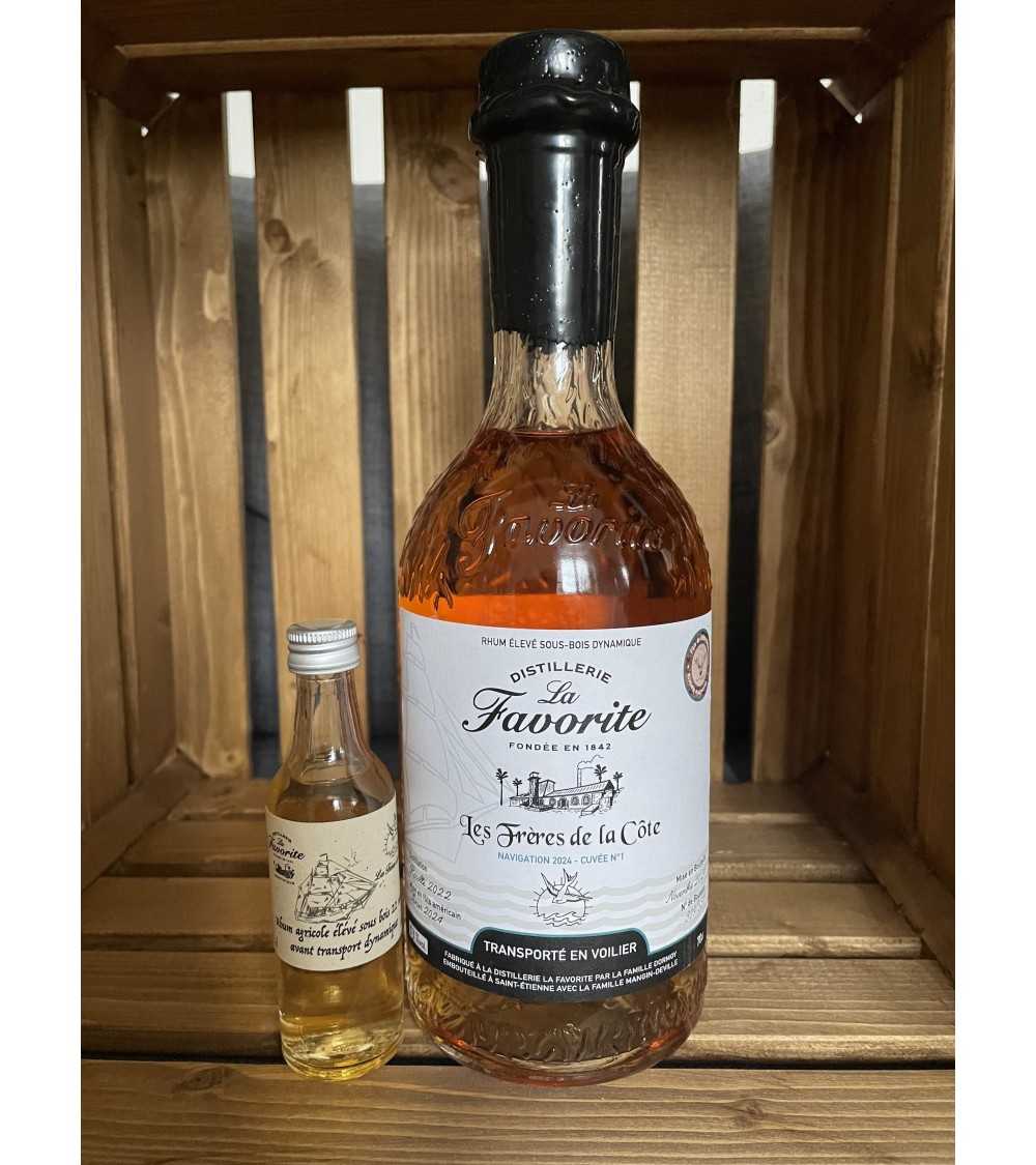 rhum les frères de la côte la favorite navigation 2024 cuvée n°1